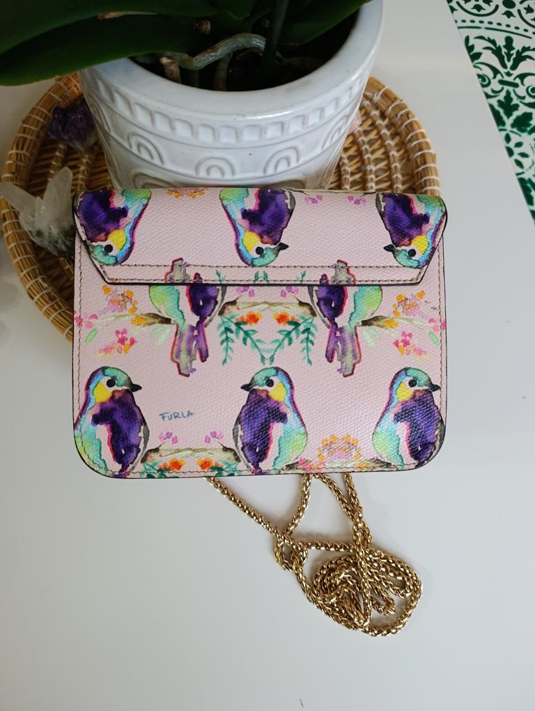 Geantă de piele damă FURLA Italia nouă fără etichetă.