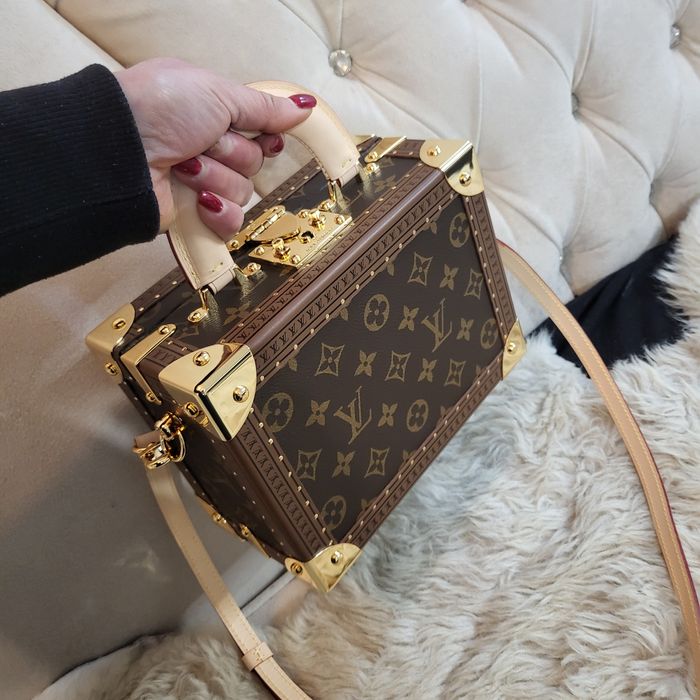 Louis Vuitton trunk дамска чанта