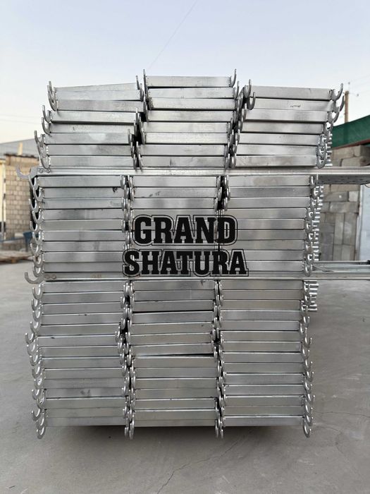 Лестничные строительные леса, оцинкованные Ø40 мм, стенка 2.5 мм Китай