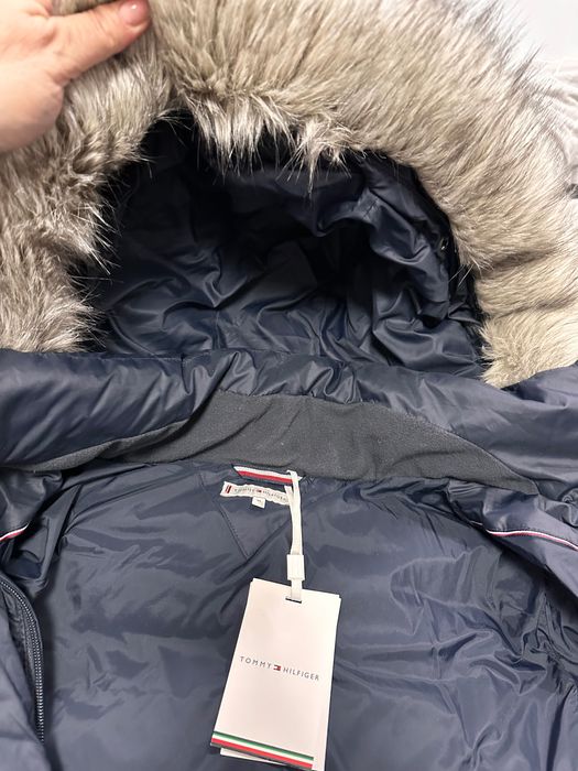 Дамско Ново Пухено Яке Tommy Jeans Оригинал