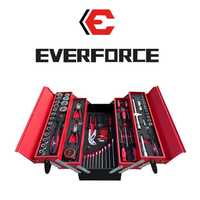 Комплект инструменти в метален куфар 86 части EVERFORCE