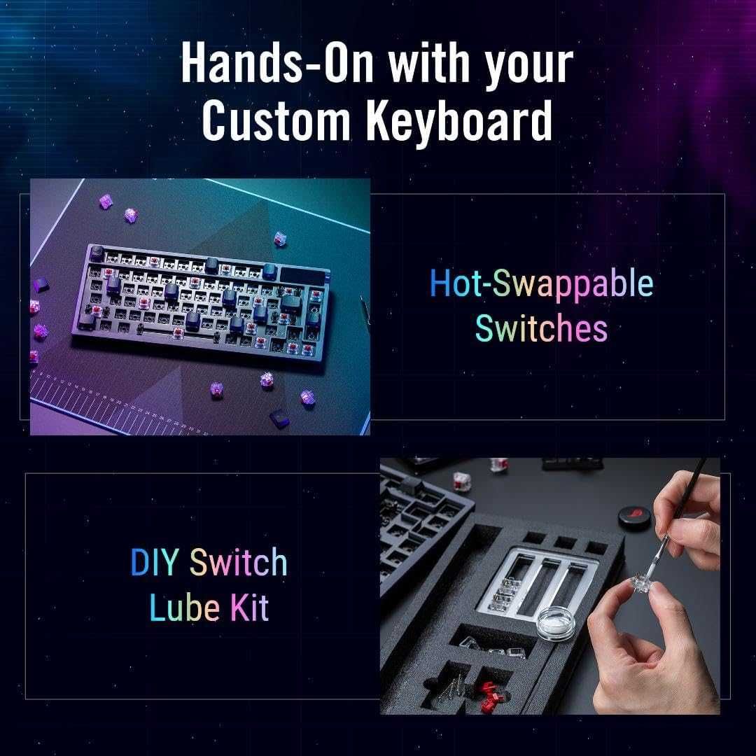 ASUS ROG Azoth 75 Wireless DIY Custom Gaming Keyboard