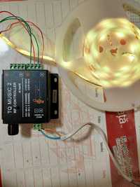 Controler muzical banda LED RGB 18A 216W