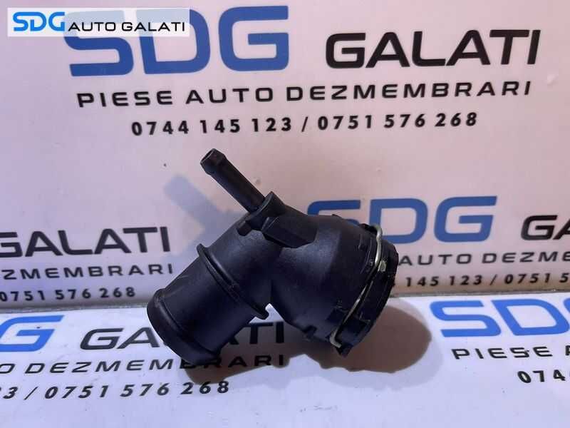 Cot Racord Cuplare Furtun Conducta Radiator Apa VW EOS 2.0 TDI CBAB 2009 - 2011 Cod 3C0122291D