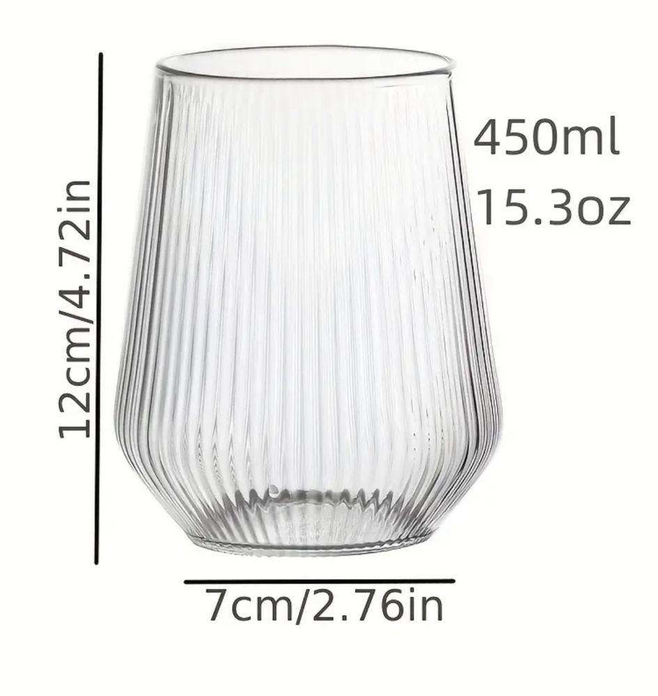 Комплект стъклени чаши 9+9 бр