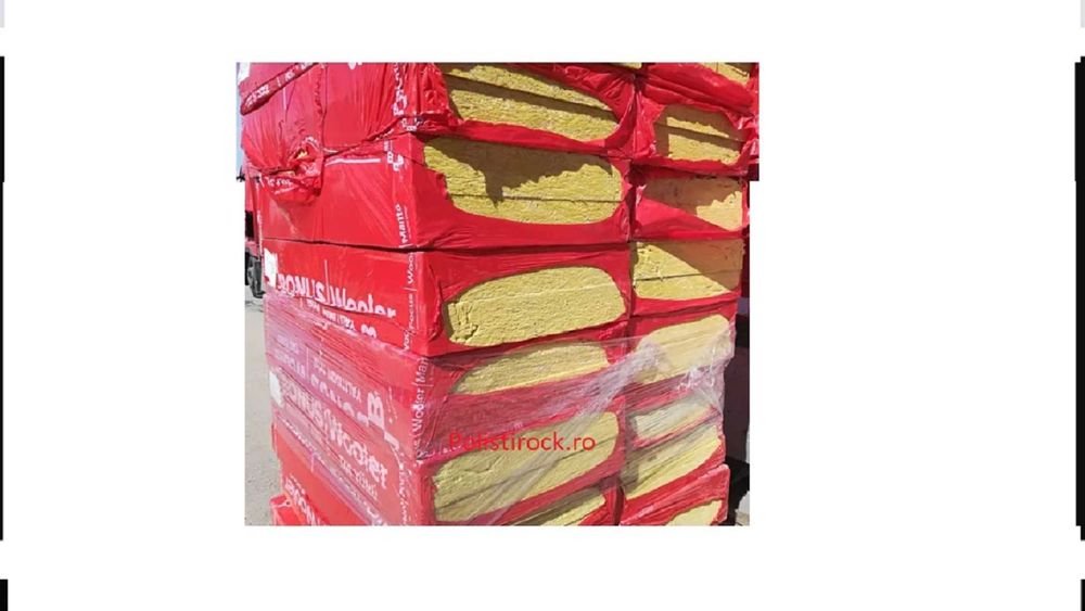 Vata Bazaltica Exterior 10/15/20cm grosime Fatada, Exterior, STOC MARE