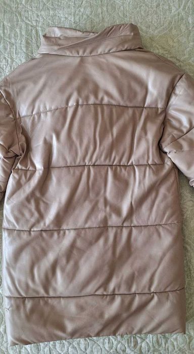 Куртка Tesvi из экокожи зимняя, размер 42.