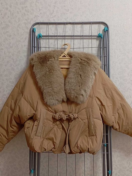 Куртка новая с богатым мехом