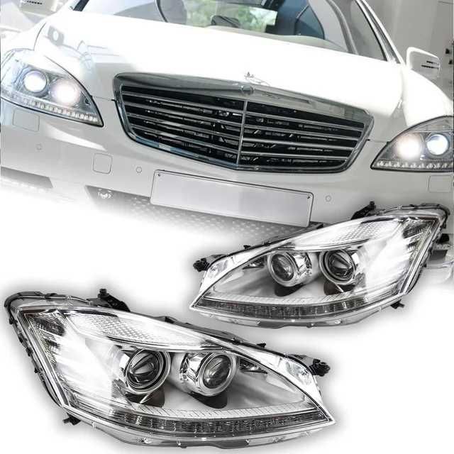 ЛЕД Фарове за Mercedes W221 2005 + S-class LED diodni farove фейслифт