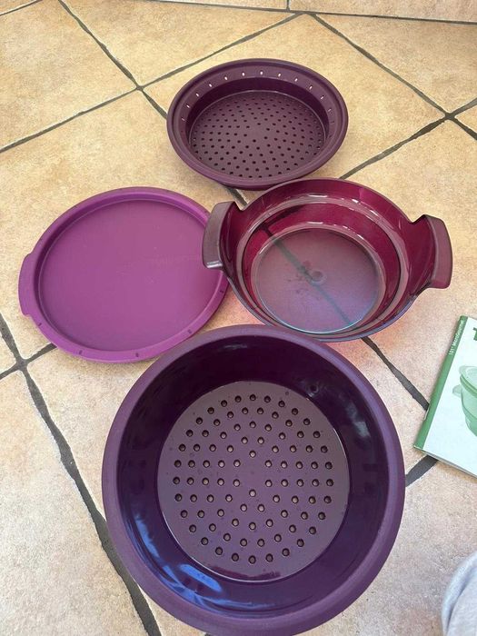 Recipient pentru spălat salata Tupperware Microgourmet