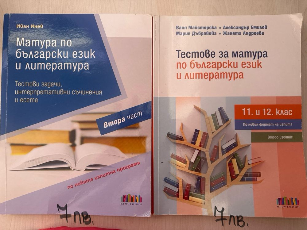 Учебници от 9 до 12 клас