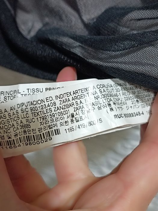 ZARA-уникална блуза тюл за празниците!