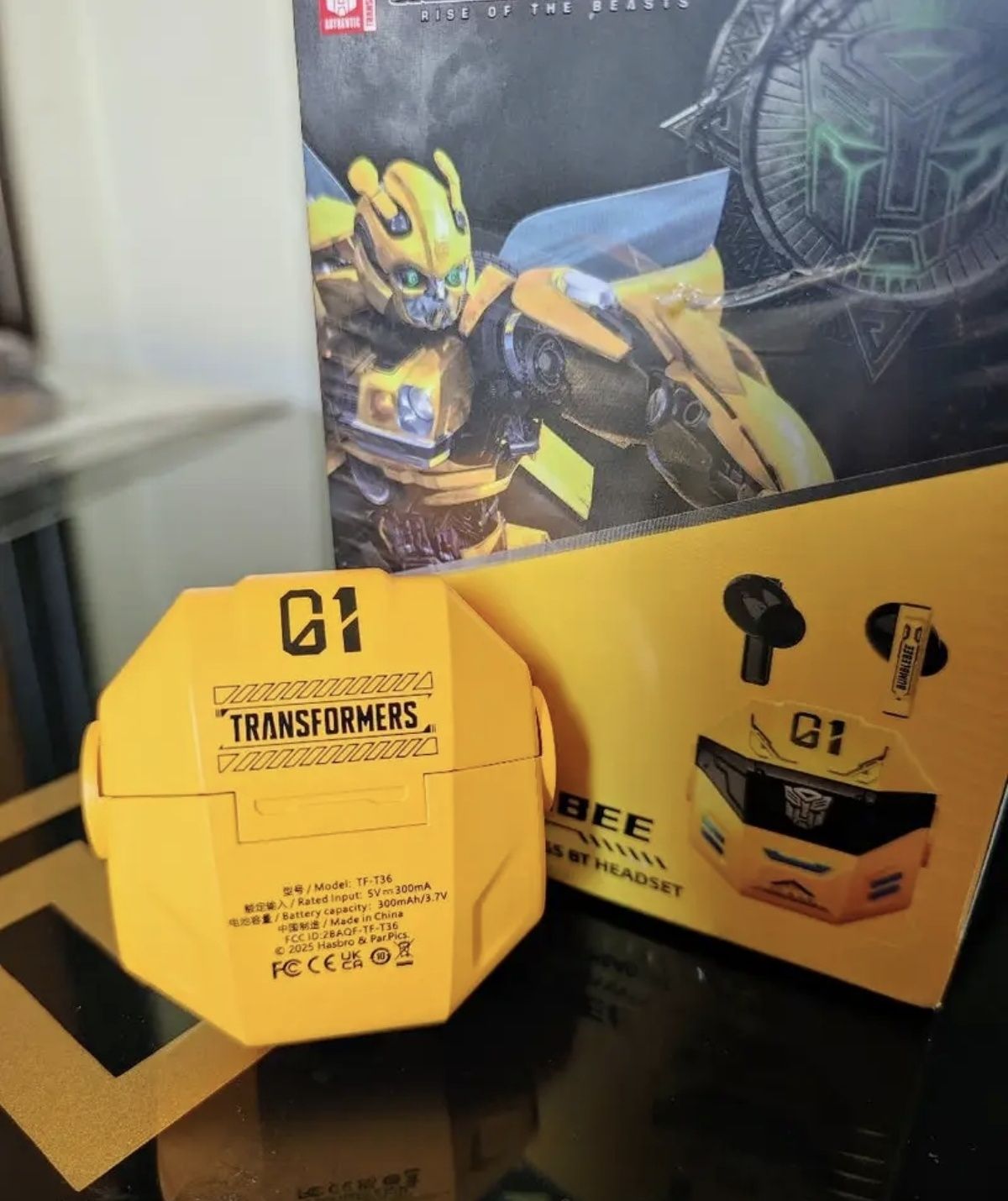 Безжични слушалки Transformers (Bumblebee)