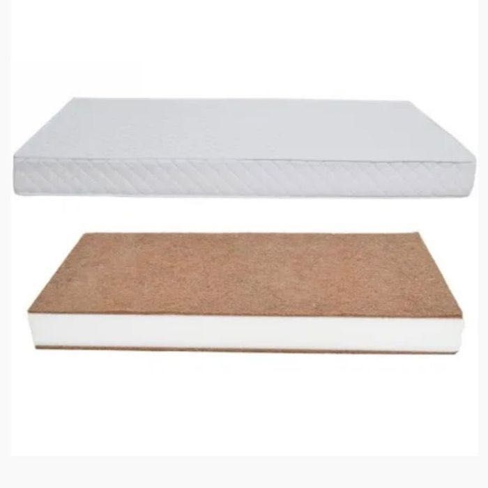 Patut bebe Krasumann deluxe & saltea husa detasabila microfibra cocos