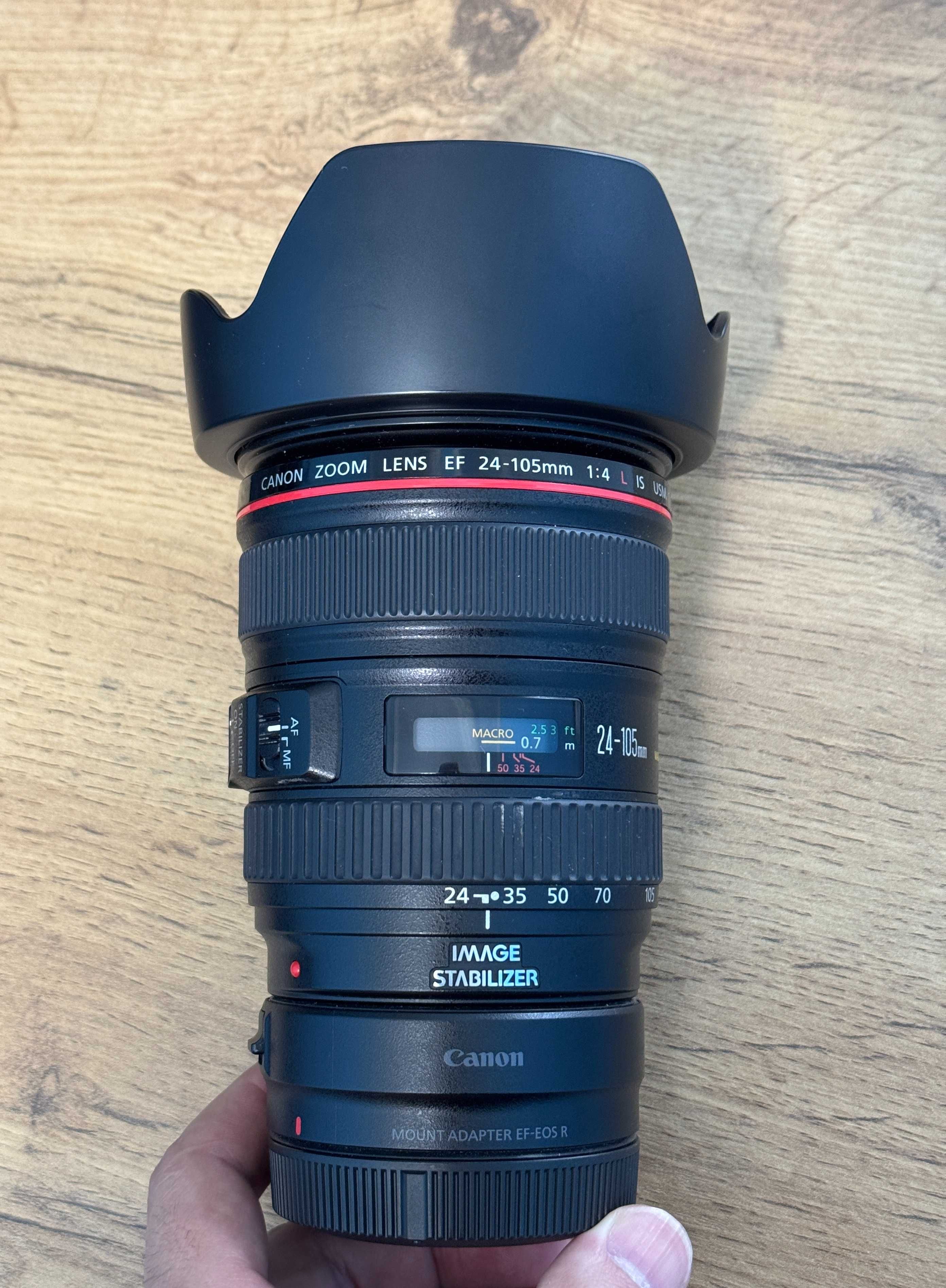 Canon EF 24-105mm f/4 L is USM Obyektiv, Juda yaxshi holatda