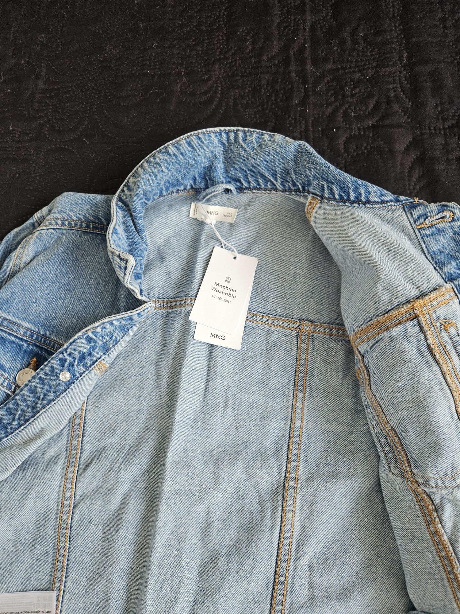 НОВ Лот дрехи на Mango за момче 140\146см. 9-10год.Дънки Slim и дън.як