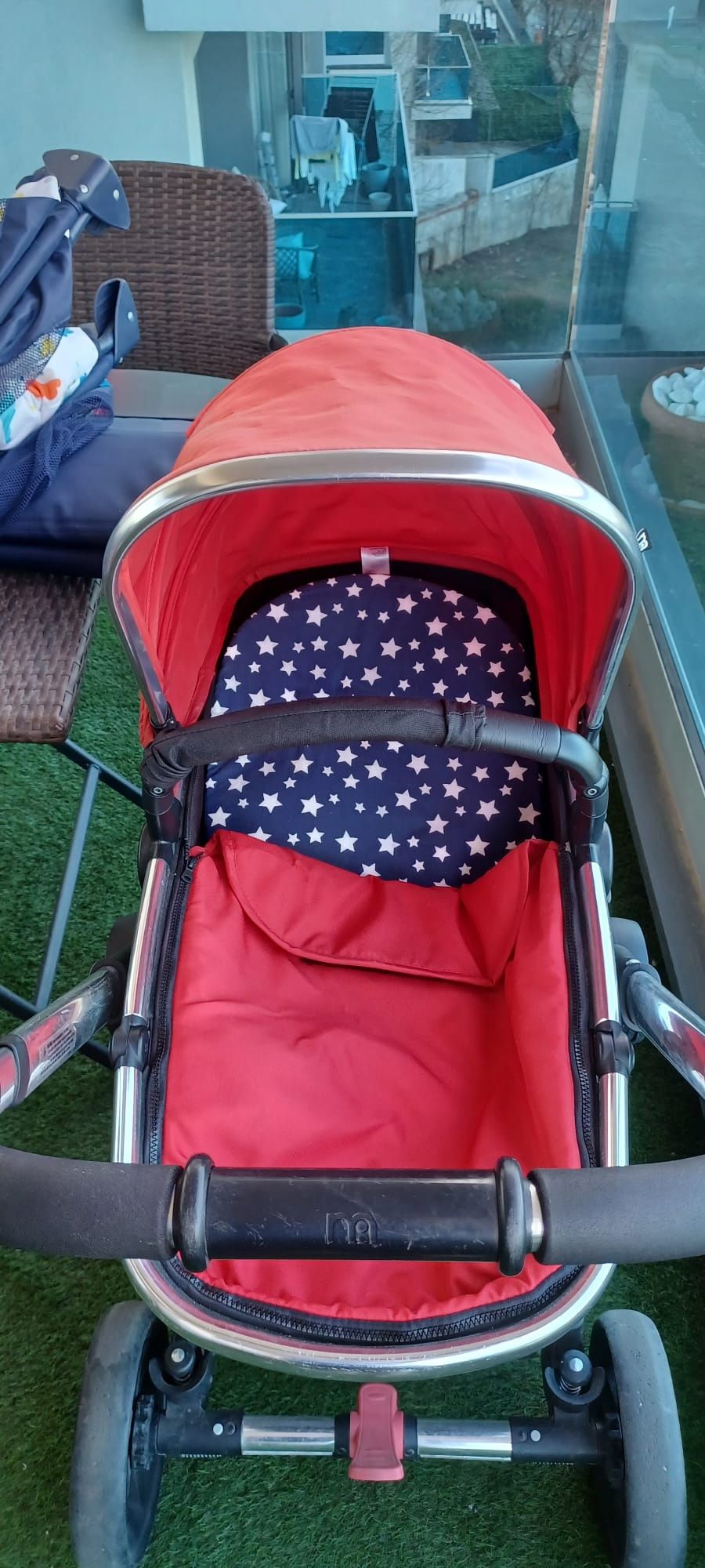 Vand carucior Journey Mothercare 2 in 1 cu scoica si landou