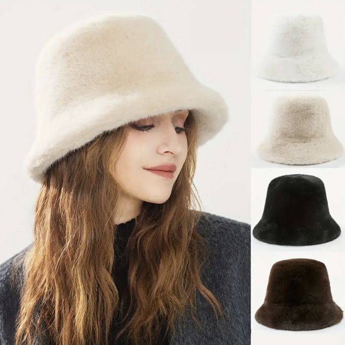 ТОП ПРОДУКТ много пухкава и мека зимна шапка в рязлични цветове