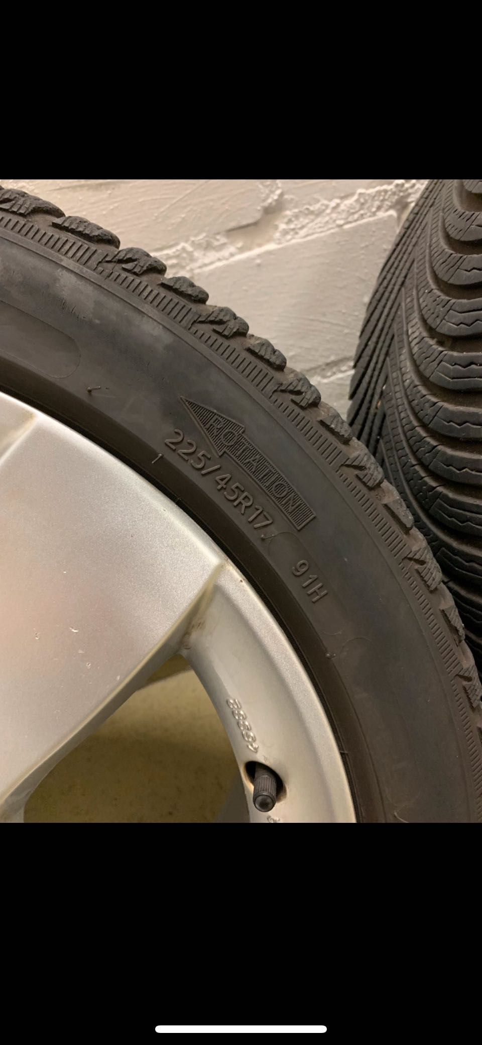 17 Цола MERCEDES Rondell Джанти -Зимни 225 45 R 17 MICHELIN ALPIN Гуми