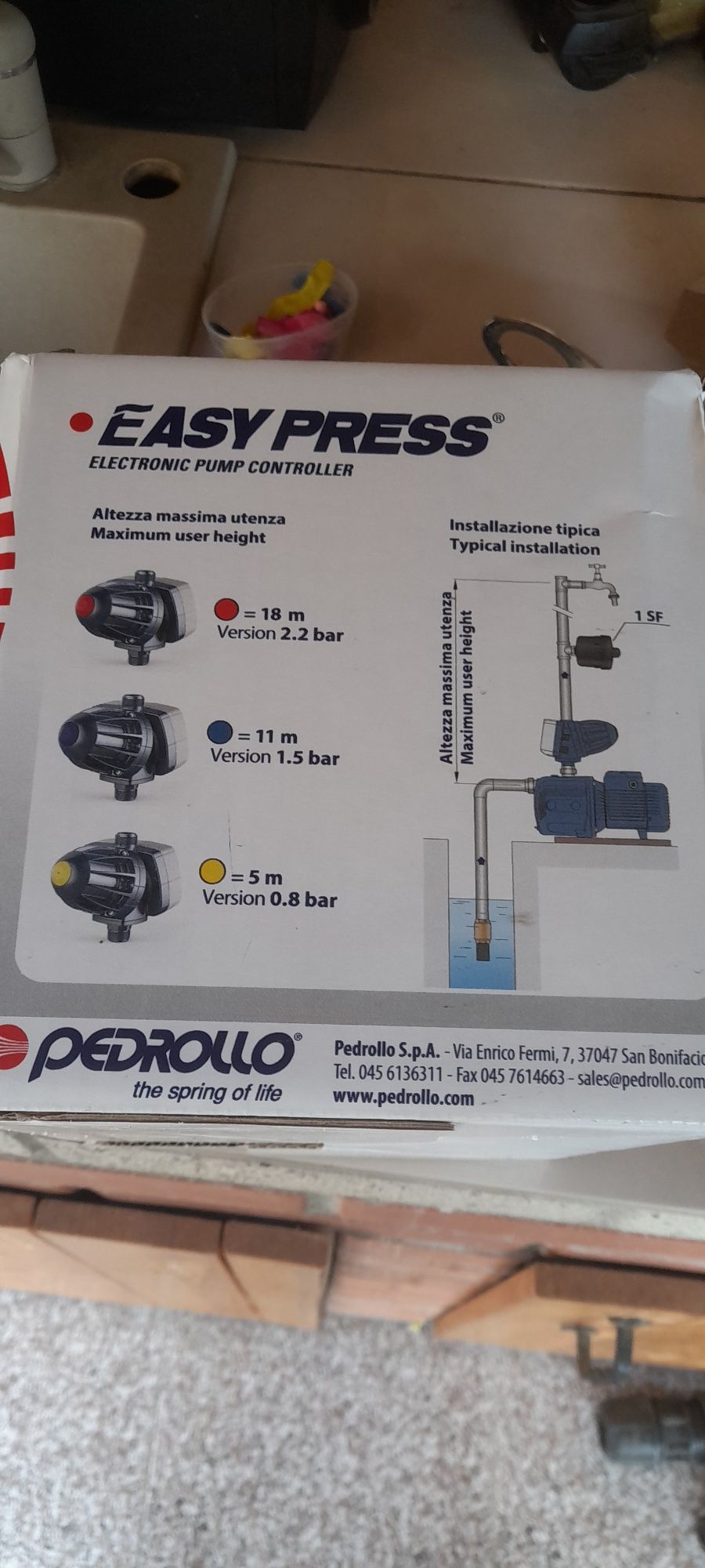 Vand easypress Pedrollo