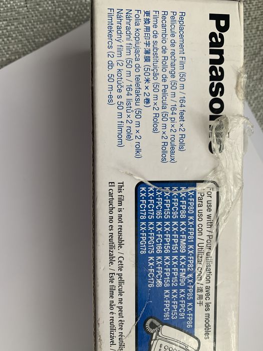 Panasonic KX-FA55A telefon fax ca nou/Nou Sigilat ink film rezerva