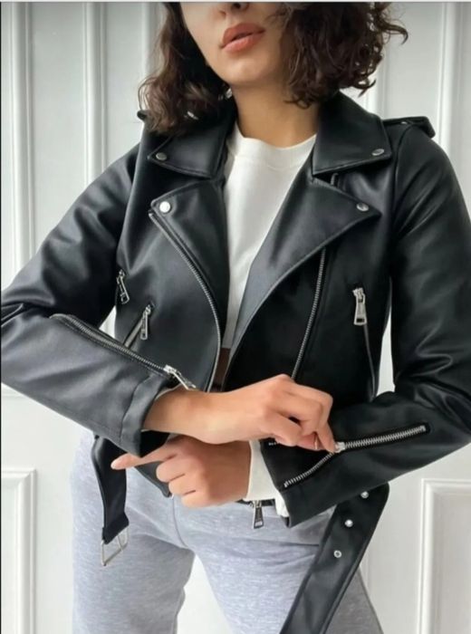 Нови дамски кожени якета