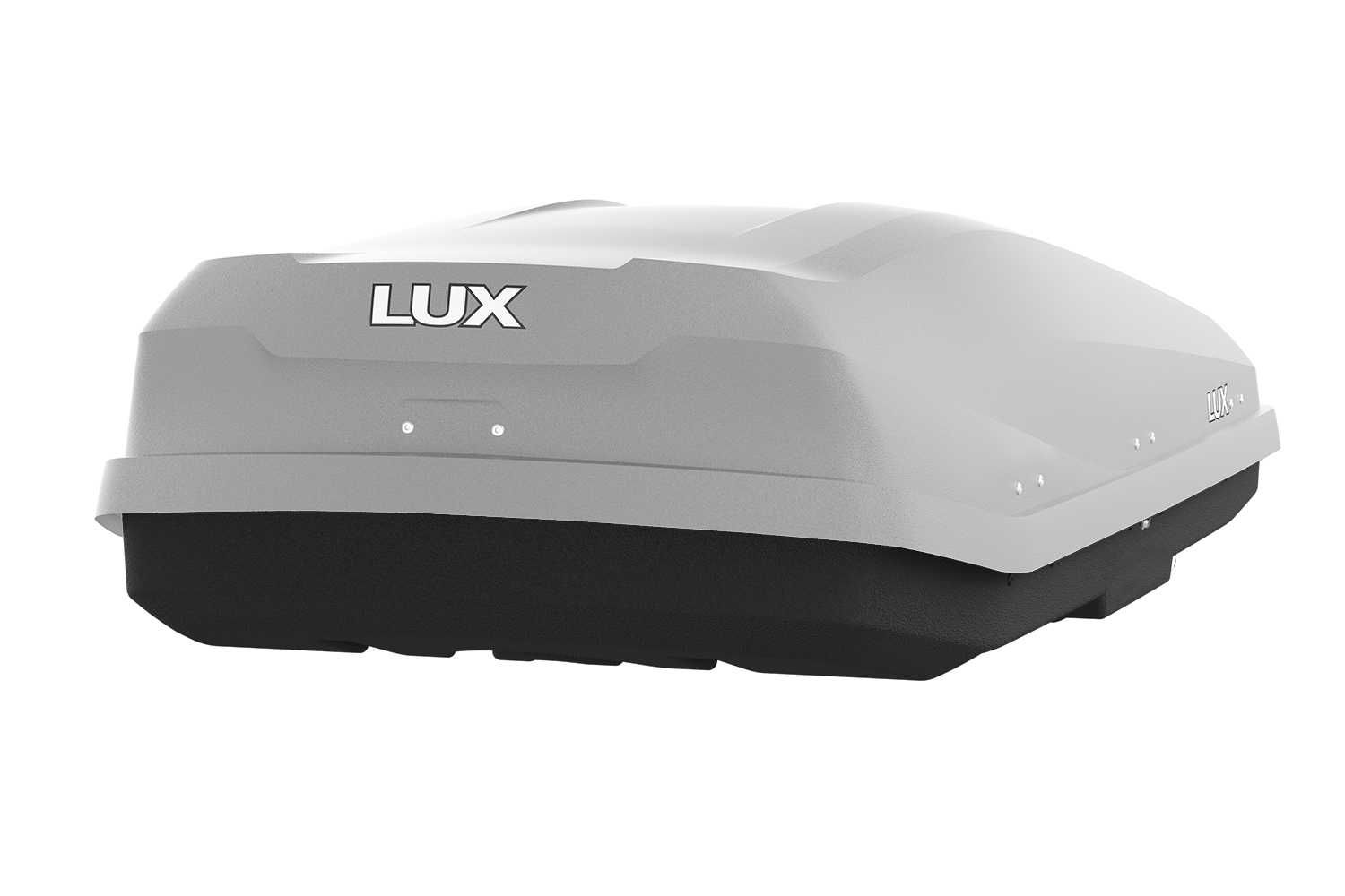 Автобокс LUX "IRBIS 150" серый (матовый) двусторонний 310л
