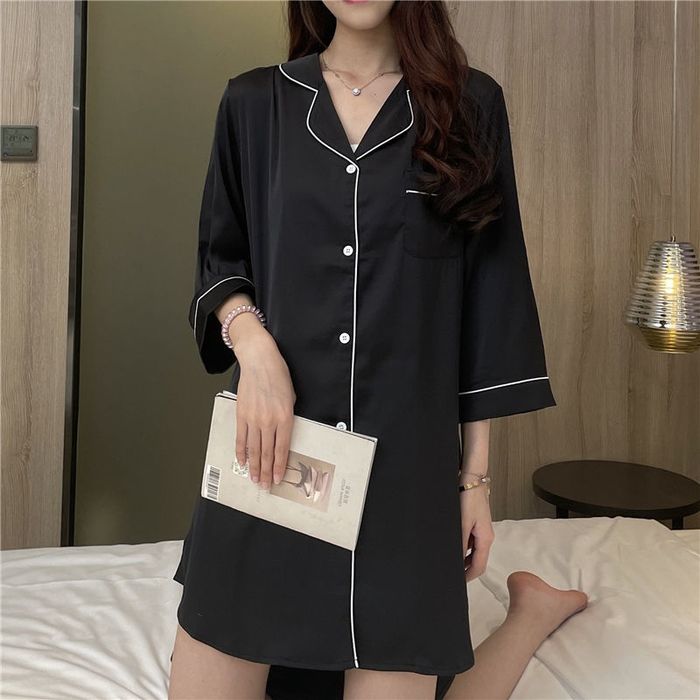 Атласный платье для сна l,xl,2xl