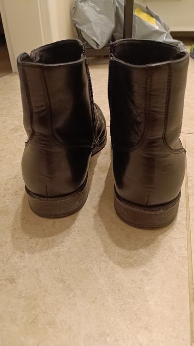 Ghete piele negru Denis Barbati