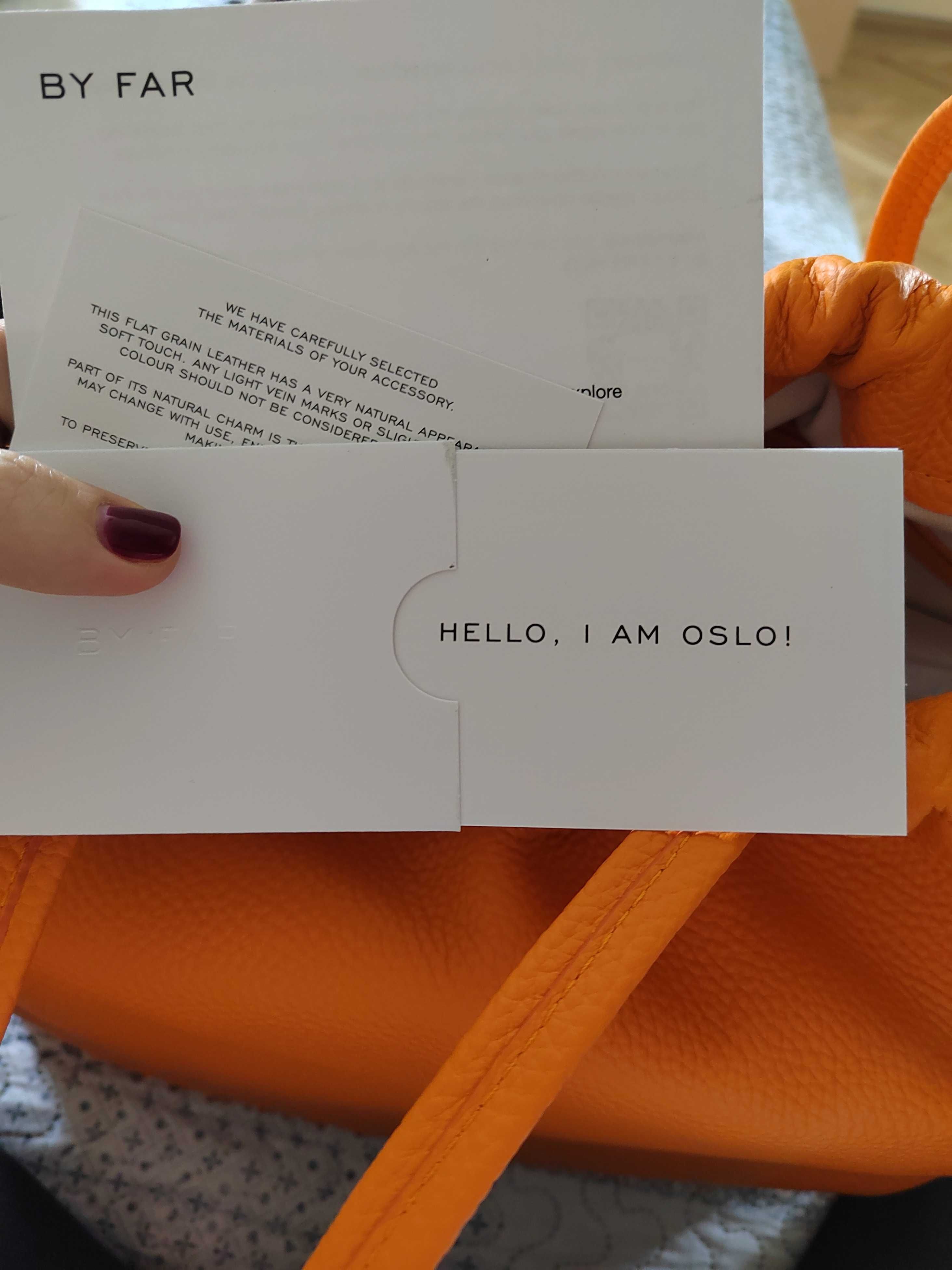 By Far Oslo Orange Bag