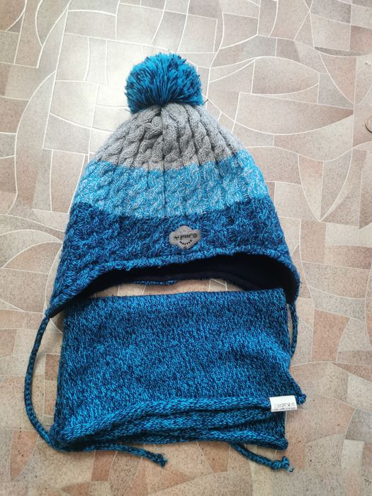 Продам шапку и снуд детские зимние