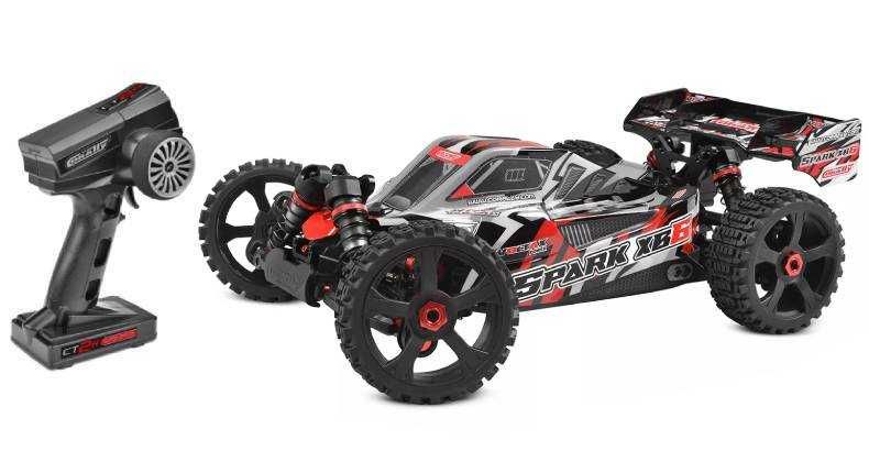 Team Corally – SPARK XB-6 1:8, brushless, 110км\ч, Червено
