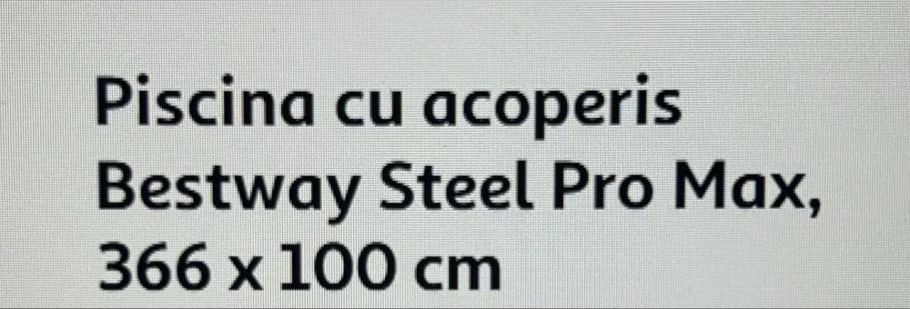 Piscina cu acoperis
