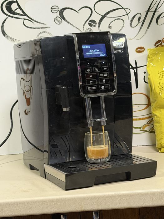 Кафемашина кафе автомат delonghi dinamica с гаранция