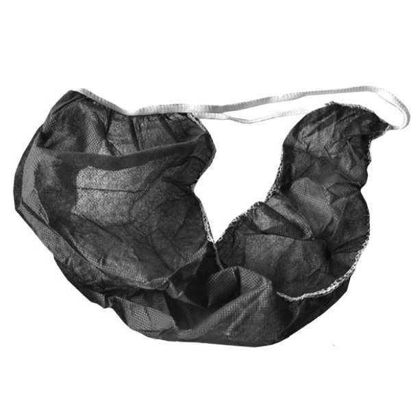 Мъжки еднократни прашки в опаковка от 100 броя - черен цвят