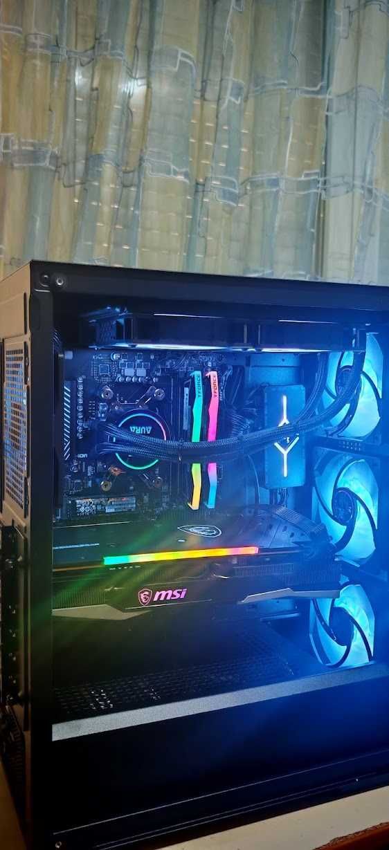 Супер Геймърско PC R7 7700/64Gb/2TB SSD nVme/RX 6800XT 16Gb/Гаранция