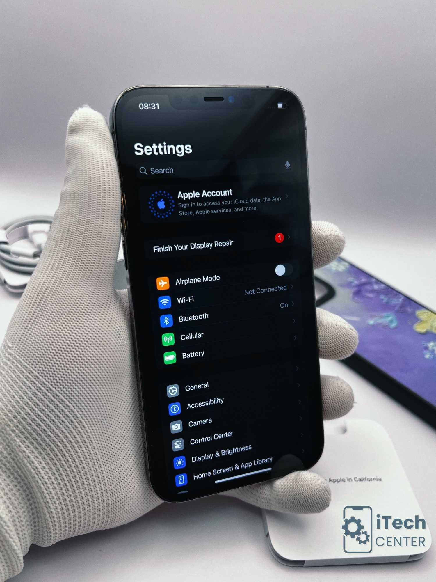 iPhone 12 Pro MAX, 128GB, Gray, 100% батерия, КАТО НОВ, ГАРАНЦИЯ!