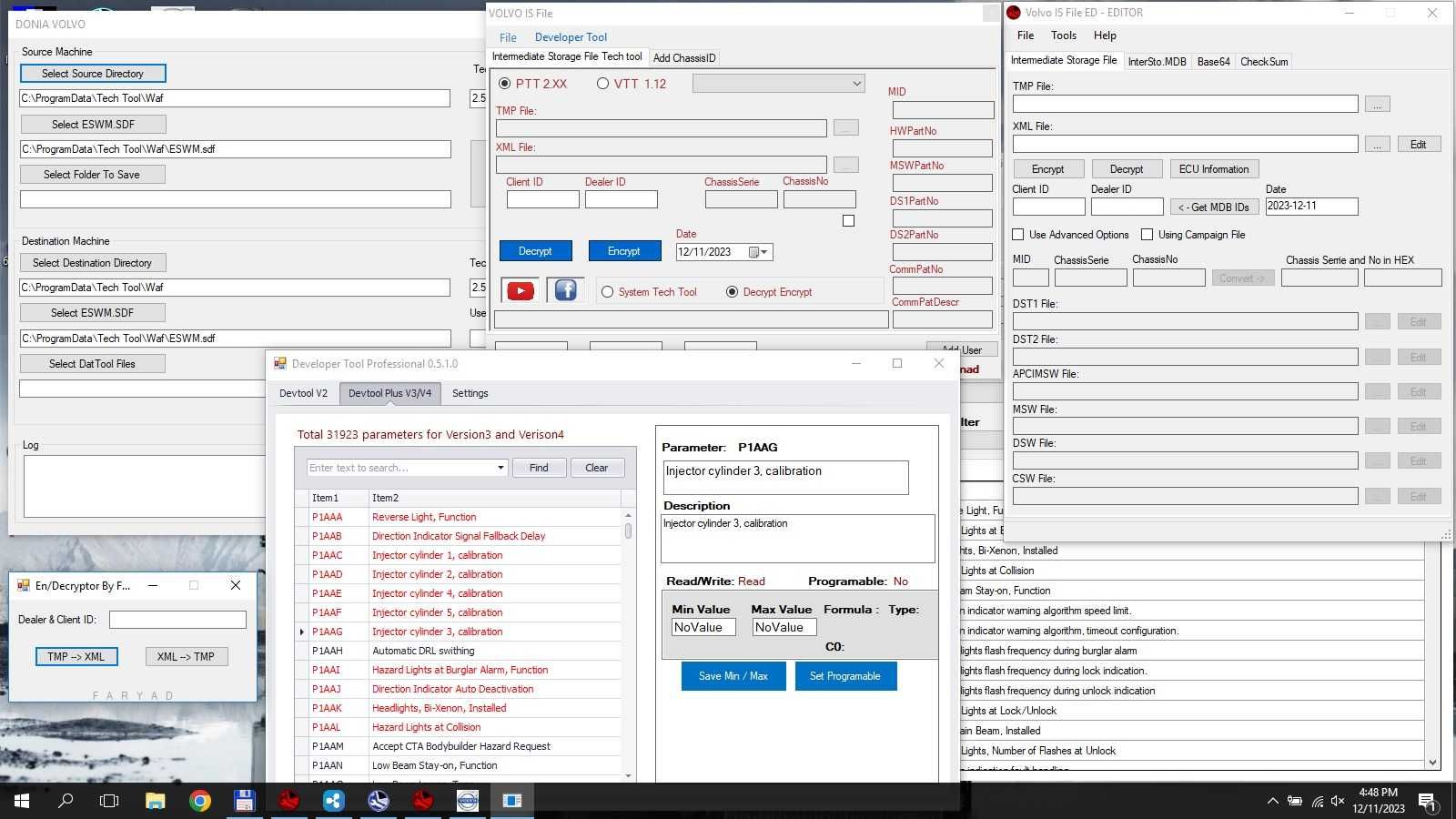 SSD512  PTT Tech Tool 2.8.221 & Impact 11.2021 Prosis Vocom Vodia