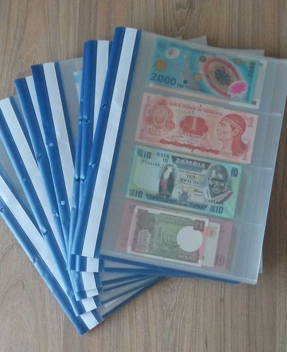 Colectie 40 bancnote straine in stare impecabila