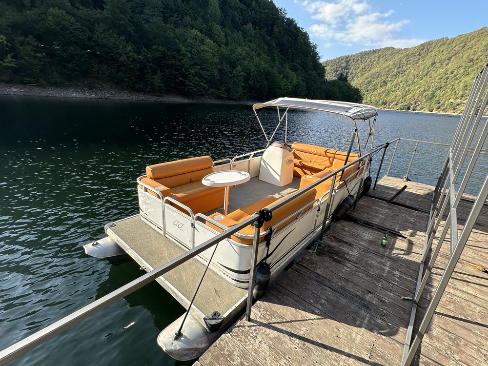 Vand ponton catamaran electric independent cu peridoc