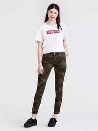 Levi`s -женские джинсы камуфляж до щиколотки 29-30 размер