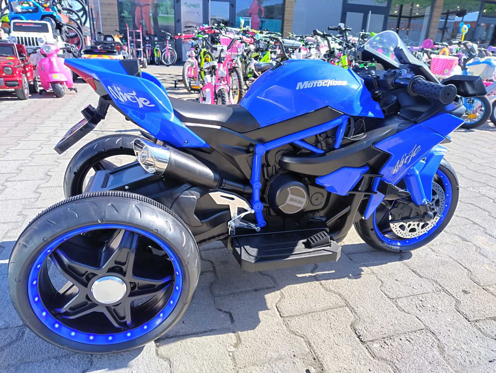KAWASAKI акумулаторен мотор NINJA син