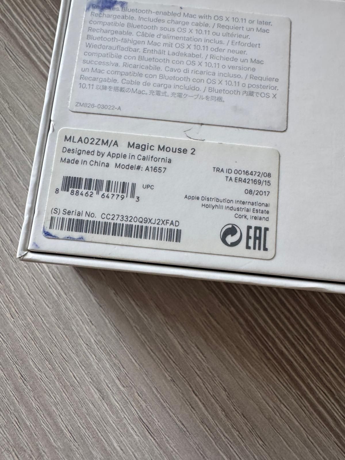 Компьютерная мышь Apple magic mouse 2