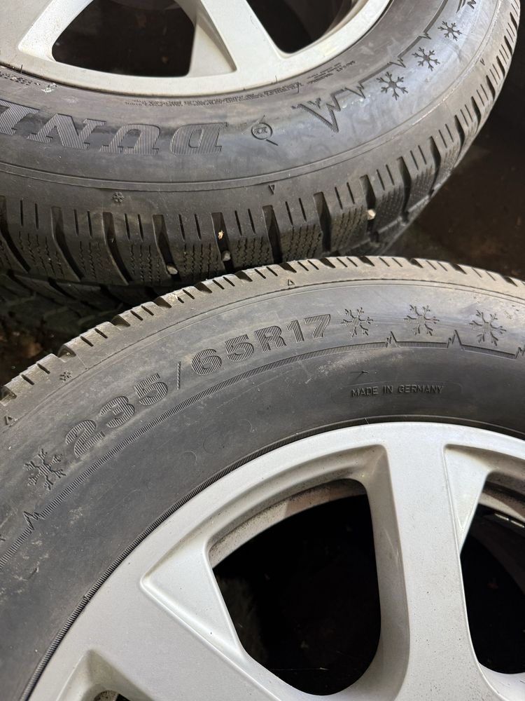 Джанти с гуми 235.65.17 DUNLOP audi q5  оригинални