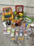 Музикален лаптоп Vtech + играчки за игра на “магазин”