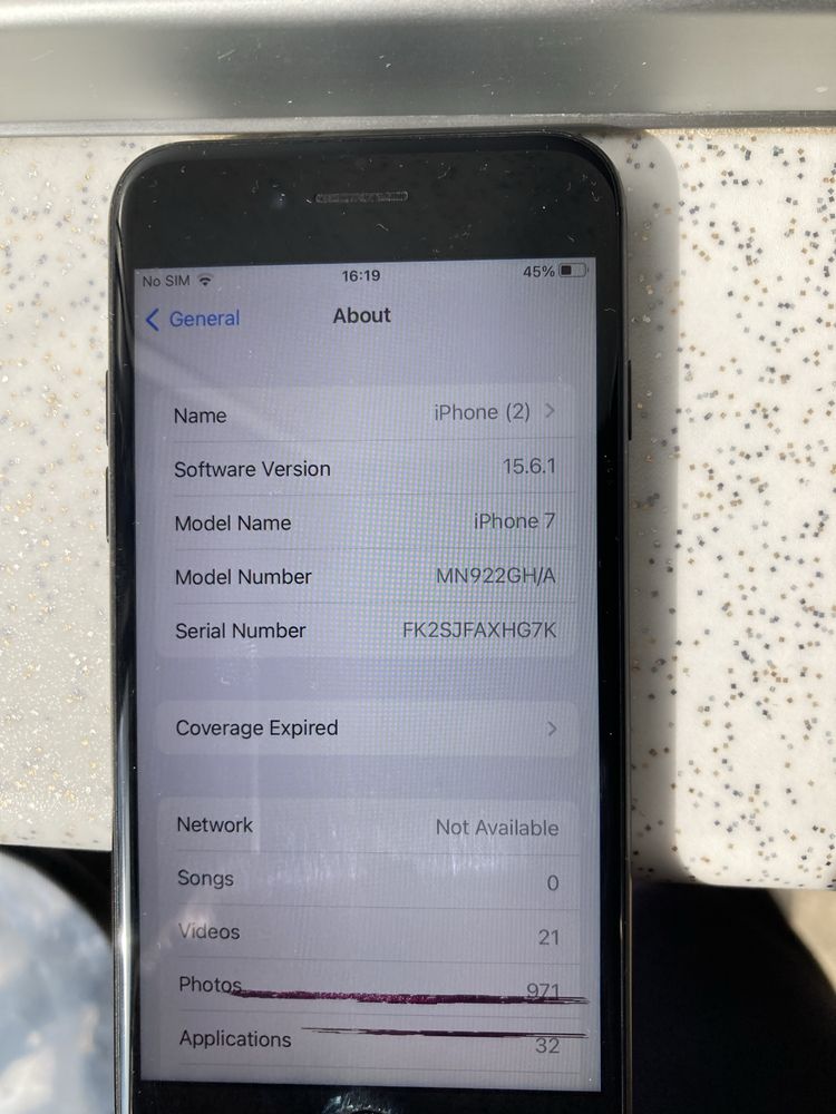 Iphone 7 128 GB. с батерия на 100%