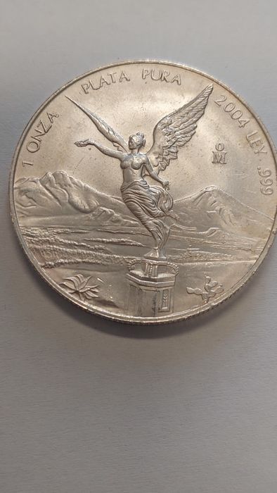 Сребърна Монета Onza Plata Pura 2004 грамаж 31.19 гр. чистота 999