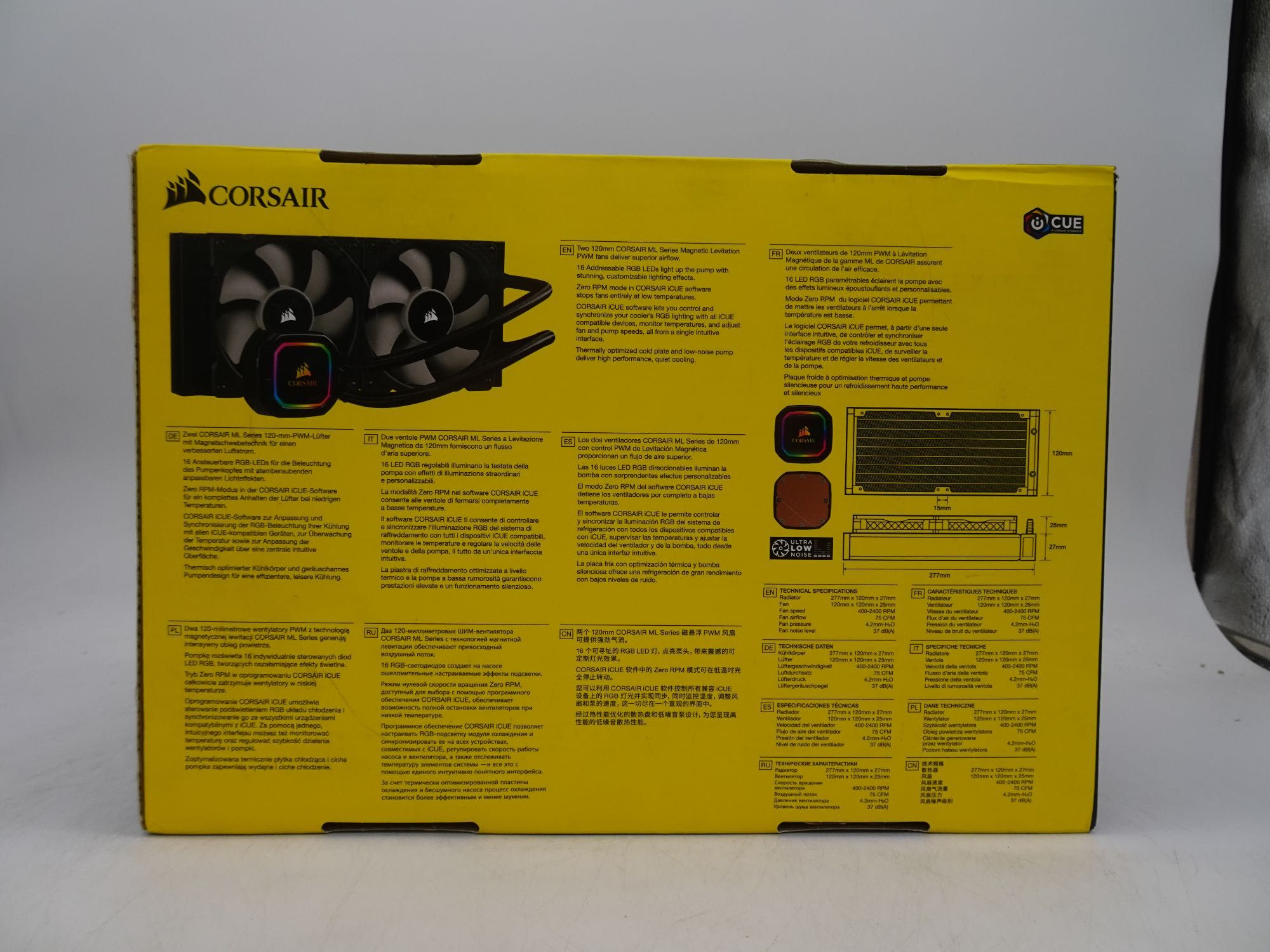 Cooler Procesor Corsair H100i RGB ELITE, compatibil AMD/Intel hard