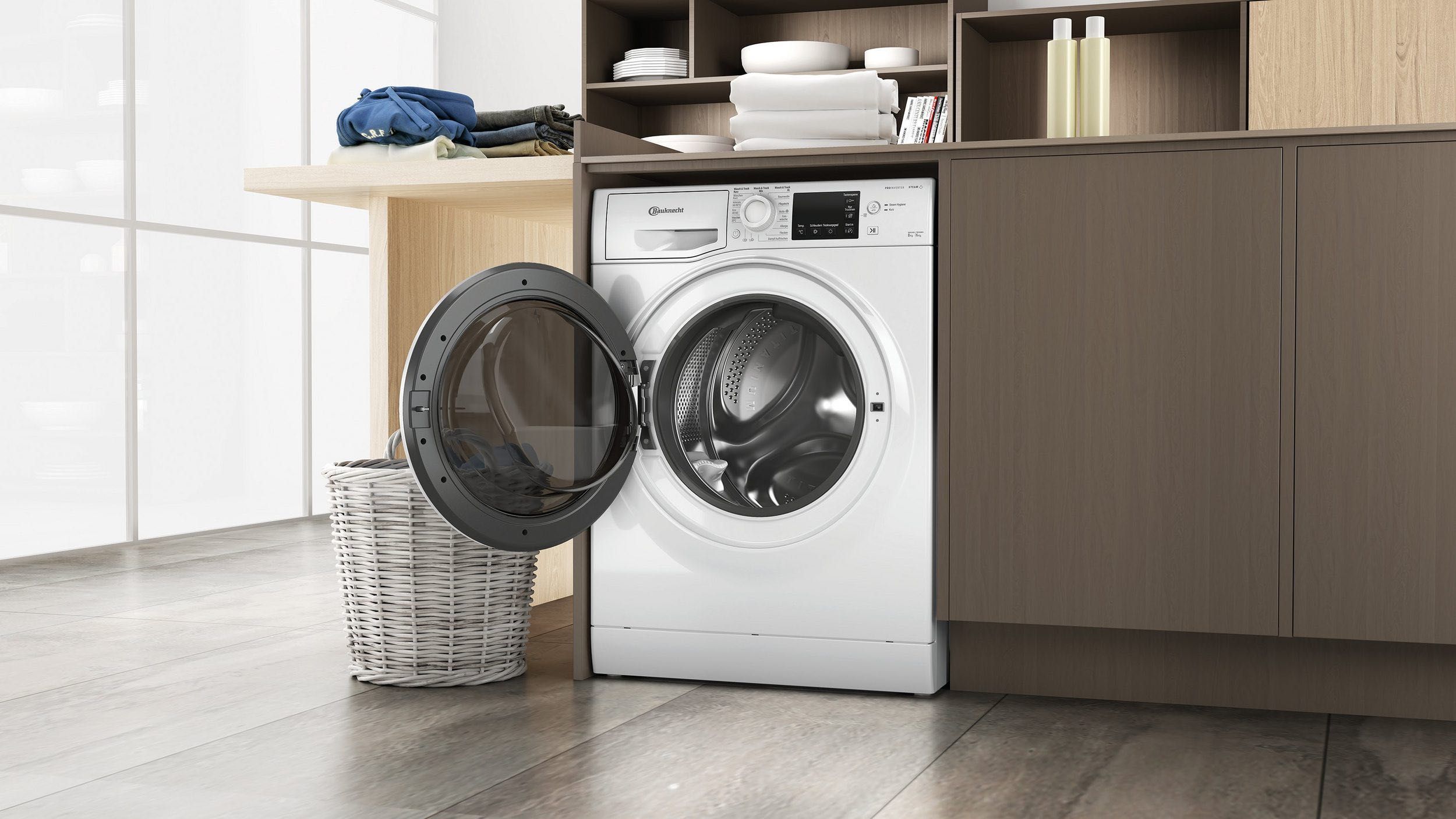 Пералня със сушилня BAUKNECHT WT SUPER ECO 86 43 N 8/6 кг