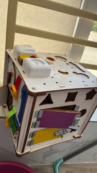 Бизи куб деревянный